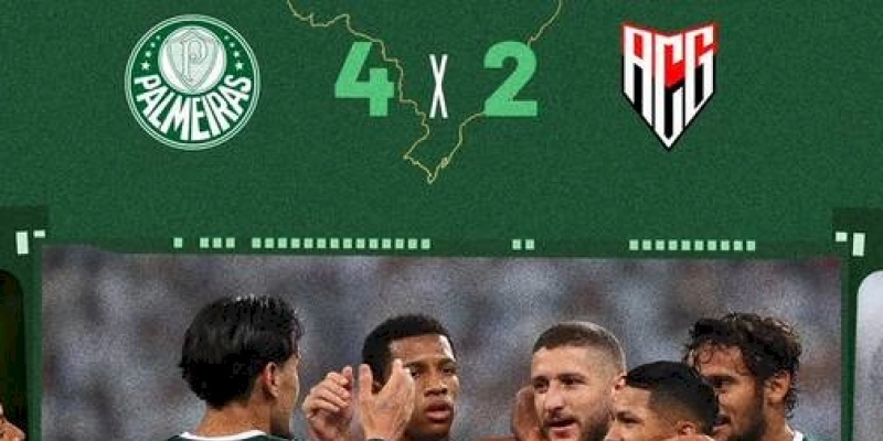 Palmeiras celebra título Brasileiro com goleada sobre o Fortaleza