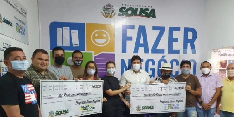Prefeitura de Sousa conclui mais uma etapa de concessão de crédito financeiro através do Programa Fazer Negócio