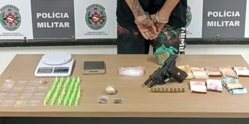  Operação no Bairro São José prende mais um suspeito com arma e drogas