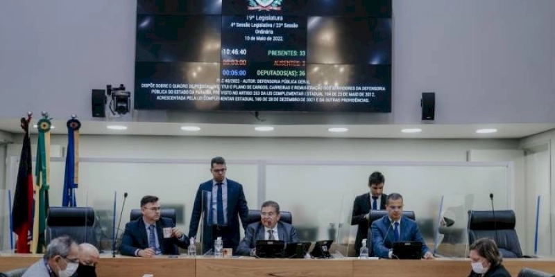 ALPB aprova reajuste salarial dos servidores do Estado e PCCR da Defensoria Pública