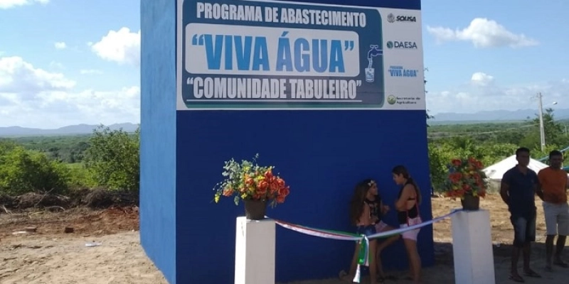 Prefeitura de Sousa entregará o 46º abastecimento d’água