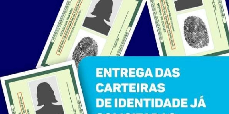 Posto de Identificação Municipal de Coremas atende hoje para a entrega dos RG’s já solicitados