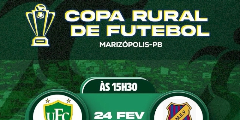 Prefeitura de Marizópolis oferece transporte para torcedores assistirem à partida entre Umburana e Associação dos Veteranos na Copa Rural de Futebol