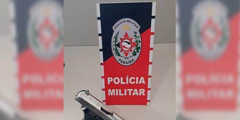 Polícia Militar prende suspeito de porte ilegal de arma na Paraíba