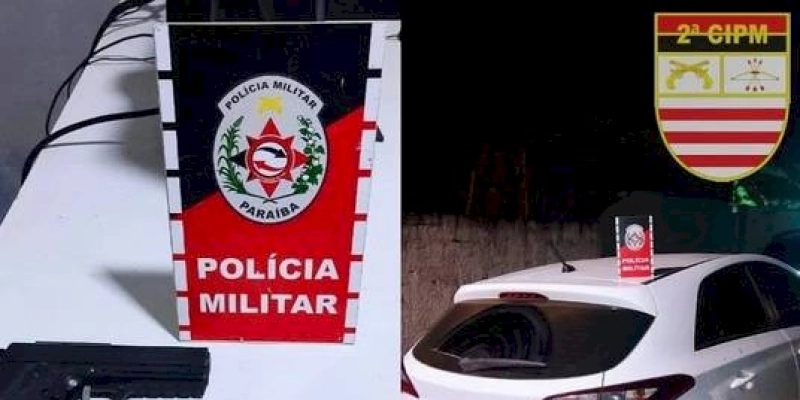Polícia Militar recupera veículo roubado e efetua prisão de dois indivíduos por roubo, durante rondas