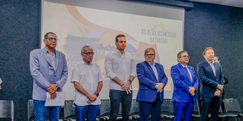 Cícero Lucena destaca avanços climáticos e ambientais de João Pessoa e da Paraíba durante apresentação do Atlas Solarimétrico