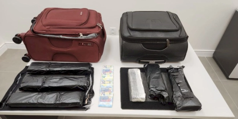 PF apreende mais de 4 kg de cocaína no aeroporto de Recife