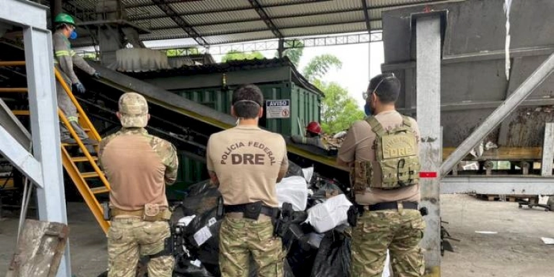 PF incinera mais de uma tonelada de drogas