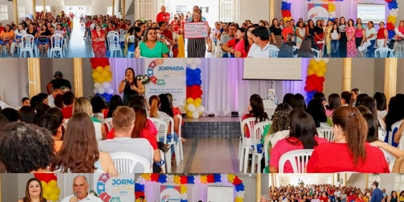 Profissionais da Educação de São José da Lagoa Tapada, participam da Jornada Pedagógica 2024 