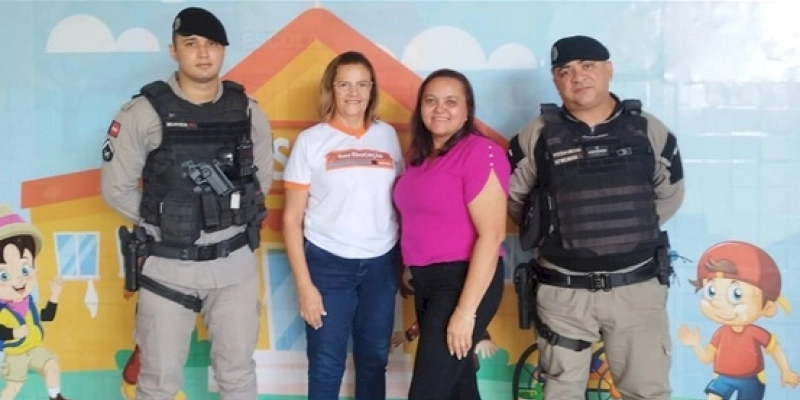 Polícia Militar realiza visitas solidárias às escolas públicas de Sousa