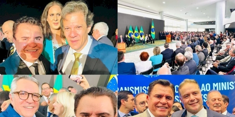 Wilson Santiago prestigia posse do presidente Lula e de ministros do novo governo