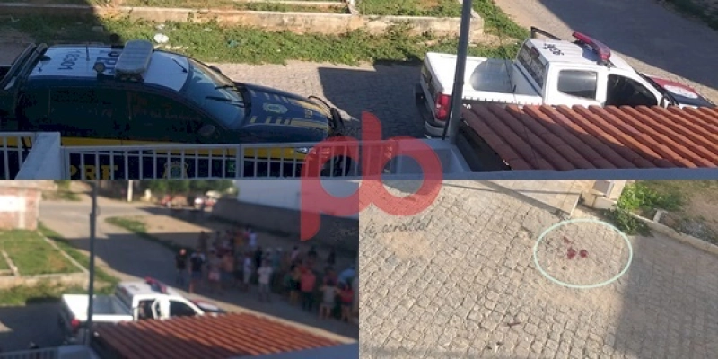 Dupla em motocicleta, fura bloqueio policial e finda se envolvendo em acidente na cidade de Pombal 