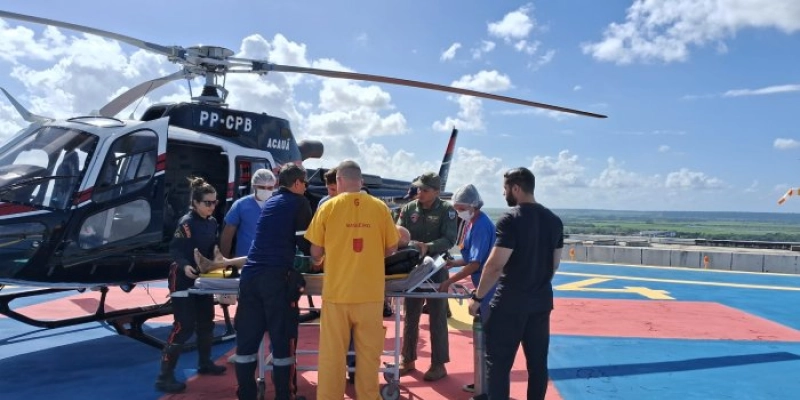 Transporte aeromédico realiza mais uma transferência para o Hospital Metropolitano e salva vida de paciente que sofreu infarto