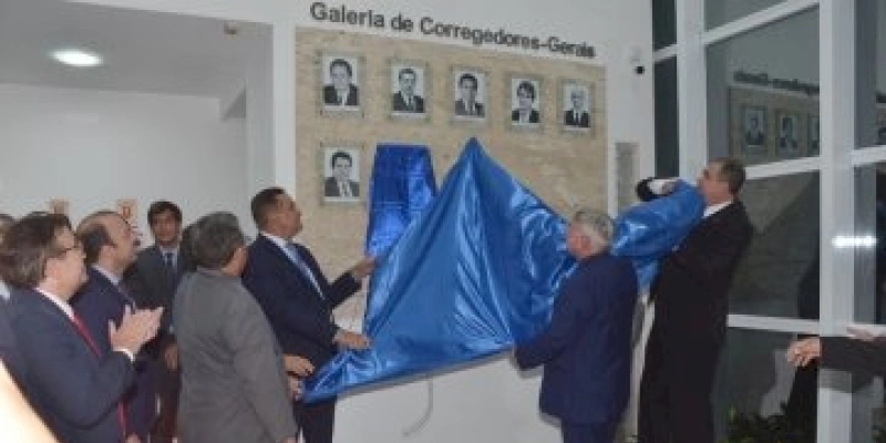 Galeria de Fotos dos Ex-Corregedores Gerais de Justiça do TJPB é inaugurada na sede da CGJ