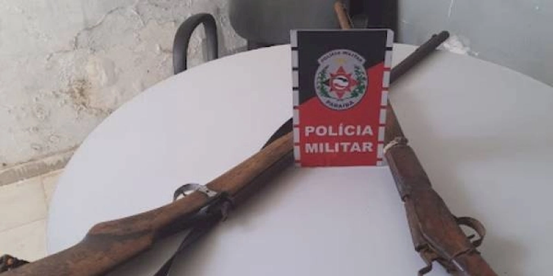 Polícia Militar apreende duas armas de fogo na cidade de São José da Lagoa Tapada