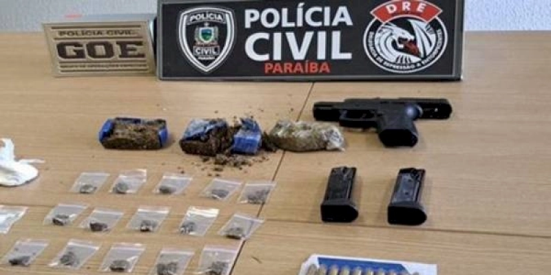GOE e DRE prendem homem por tráfico de drogas na Paraíba