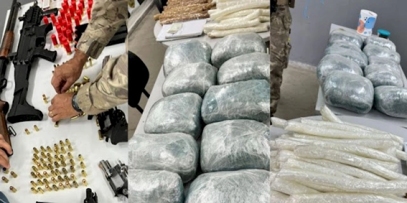 Operação apreende grande quantidade de explosivos, armas, munições, droga e prisão de criminosos de alta periculosidade