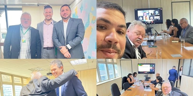 Presidente da Federação de Colônias de Pescadores, Aquicultores de Águas Interiores da PB, esteve em reunião com o Ministro da Pesca em Brasília 