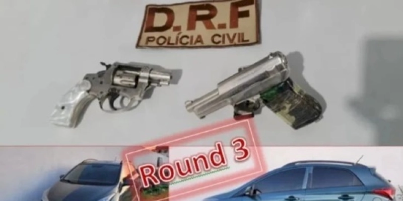 Operação resulta na prisão de homem por porte ilegal de arma de fogo e receptação 