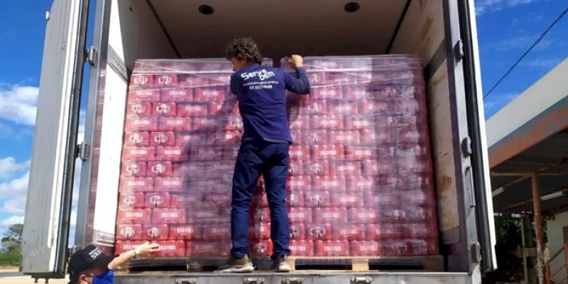 Carga de cerveja avaliada em R$ 216 mil é apreendida sem Nota em Cajazeiras 