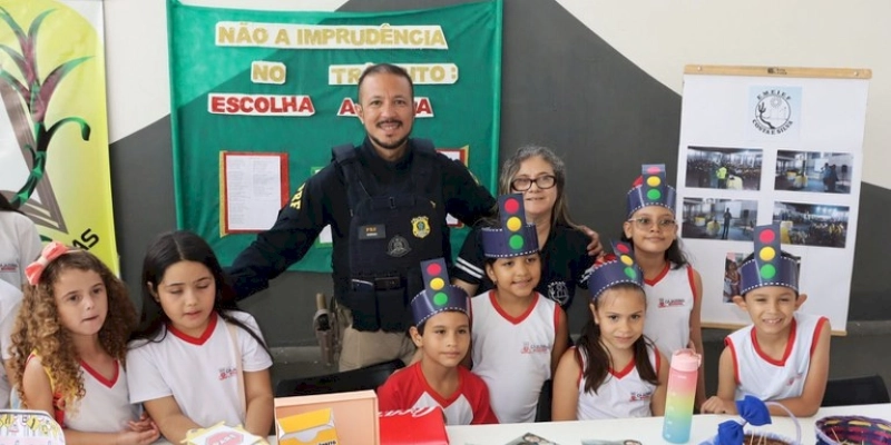 Polícia Rodoviária Federal realiza culminância do Projeto Educar PRF em Cajazeiras 