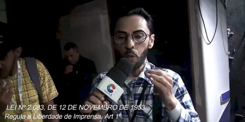 Vídeo: jornalista denuncia tumulto, desorganização e falto de respeito com a imprensa no São João de Campina Grande