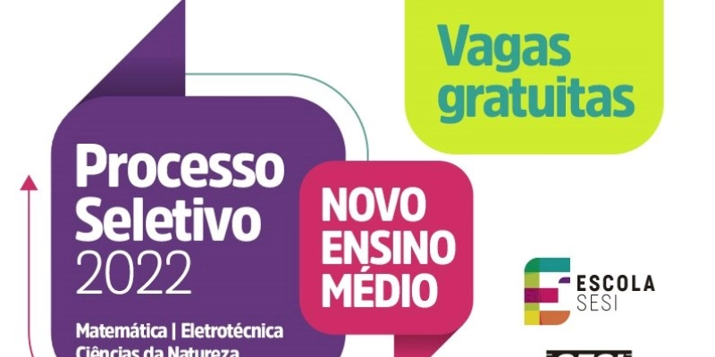 Escola SESI da Paraíba publica edital para processo seletivo do Novo Ensino Médio