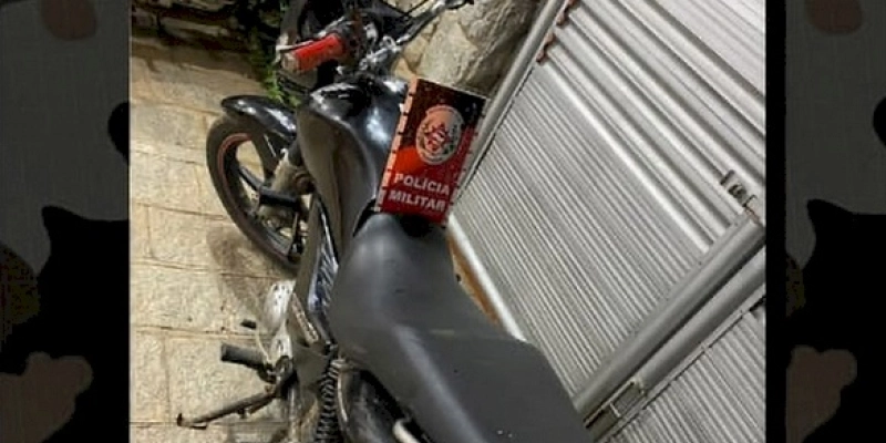 Polícia Militar prende homem por furto e recupera motocicleta furtada no Centro de Patos