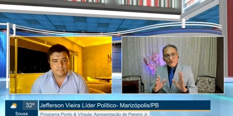 TVRPB: Jefferson critica Gestão de Lucas Braga em Marizópolis, e revela que votará em Mercinho e Felipe Leitão em 2022; Assista! 