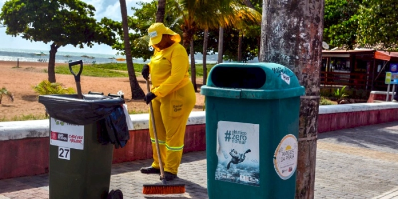 Fecomércio-PB aponta crescimento na avaliação positiva dos turistas sobre limpeza pública