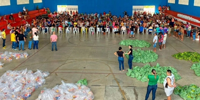Prefeitura de Aparecida realiza entrega de alimentos do PAA, destinados a população em vulnerabilidade social 