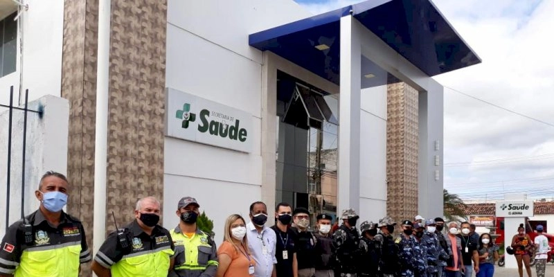 Órgãos municipais, estaduais e a polícia militar realiza fiscalização do cumprimento de medidas restritivas vigentes, em Sousa 