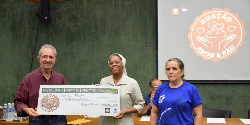 Nesta quarta-feira, entidades filantrópicas de Campina Grande e região vão receber pães do SINDIPAN – CG e ASPANEP