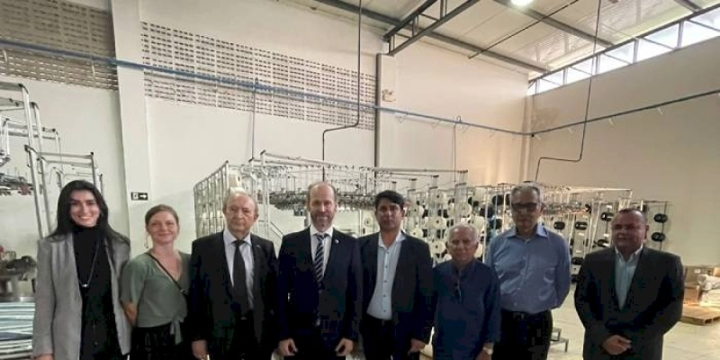 Presidente da FIEP recebe visita do Embaixador da Finlândia no SENAI em João Pessoa
