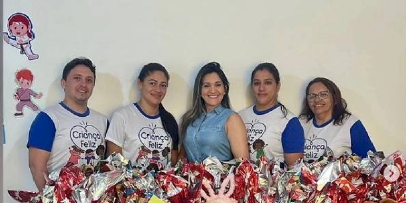 Assistência Social realiza a entrega de Ovos de Páscoa para todas as crianças cadastradas no Programa Criança Feliz, em Marizópolis