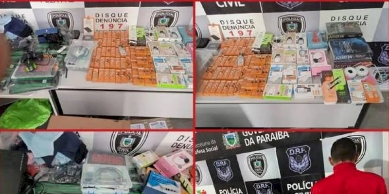 Operação integrada resulta na prisão de receptador e recuperação de material roubado/extraviado de transportadora