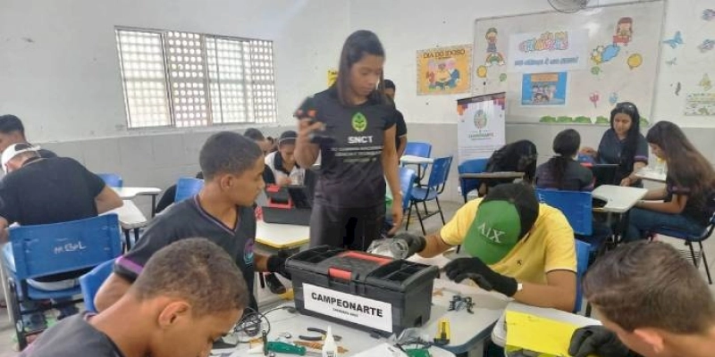 Caravana leva oficinas e palestras para o município de Alhandra, nesta terça-feira