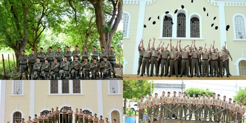 Baile celebra o encerramento do 3º curso de formação de soldados realizados no 14º BPM