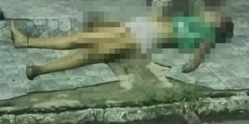Mulher é achada morta com marcas de violência, na calçada de mercadinho, na cidade de Sousa
