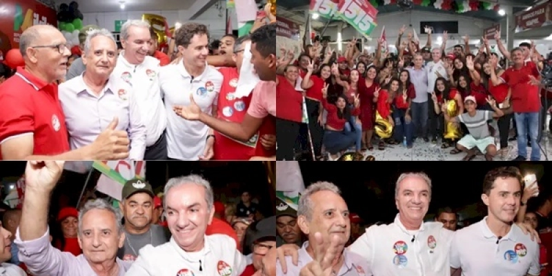 Dr. Zé Célio, Veneziano e Mikika Leitão participam de grande evento político em Cruz das Armas