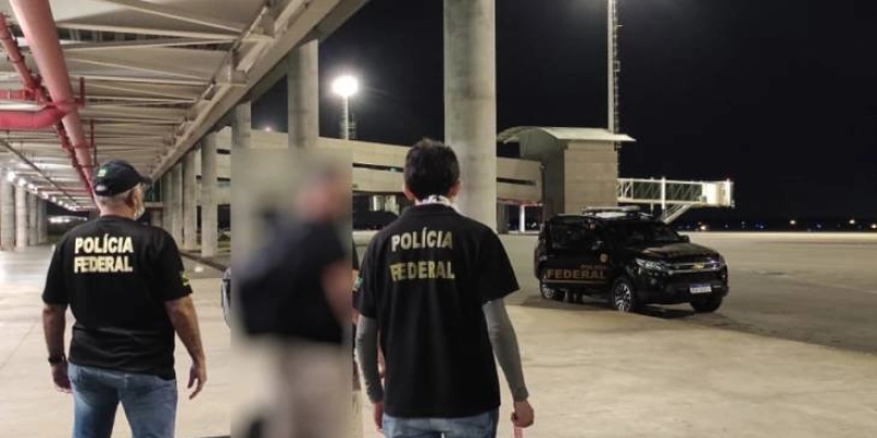 Polícia Federal captura foragido da Justiça no Aeroporto Internacional Governador Aluízio Alves em Natal