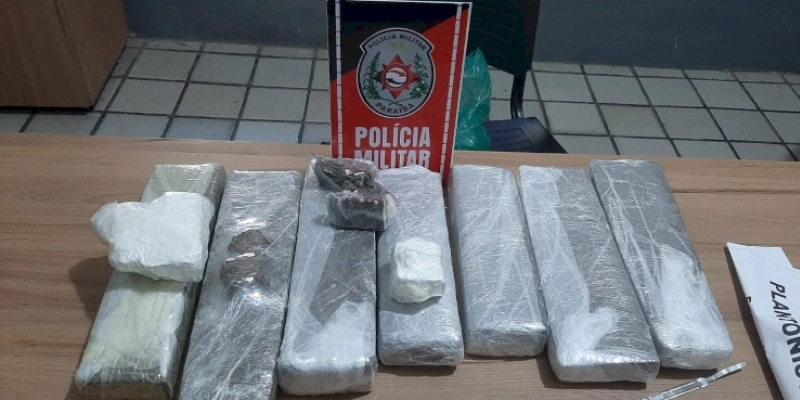 Polícia apreende grande quantidade de drogas na região de Pombal