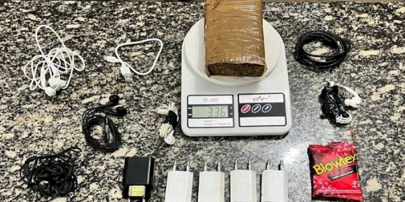Polícia Penal intercepta arremesso de droga no Presídio de Catolé do Rocha