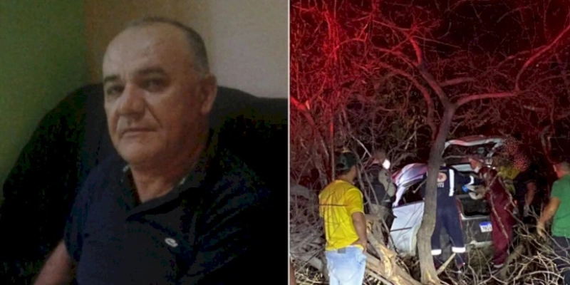 Motorista perde o controle de veículo em curva, capota e morre quando era socorrido  