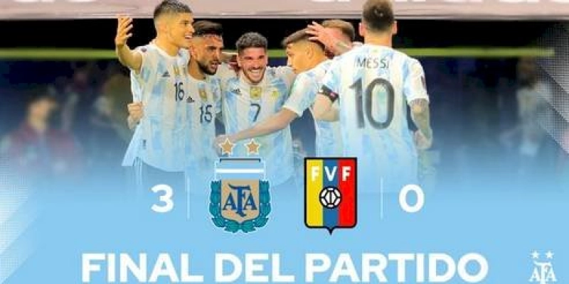 Eliminatórias: sob o comando de Messi, Argentina derrota Venezuela