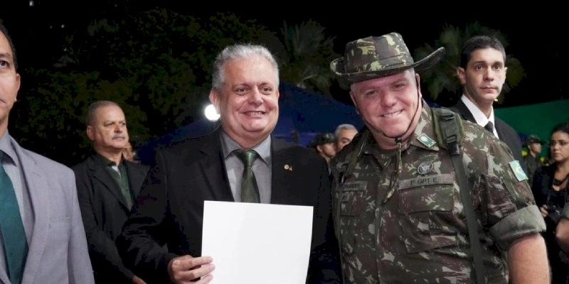 Deputado Bosco participa de solenidade dos 68 anos do 1º Grupamento de Engenharia e recebe homenagem