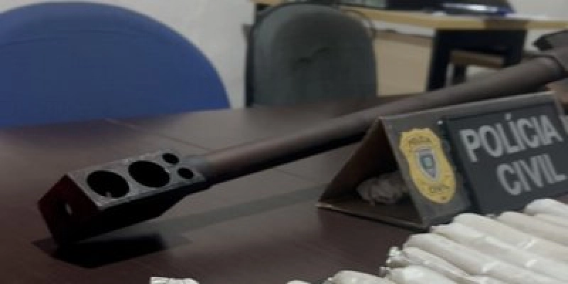 DRACO, DHE e PRF apreendem “explosivos” e fuzil .50 “capaz de derrubar aviões”, no Sertão