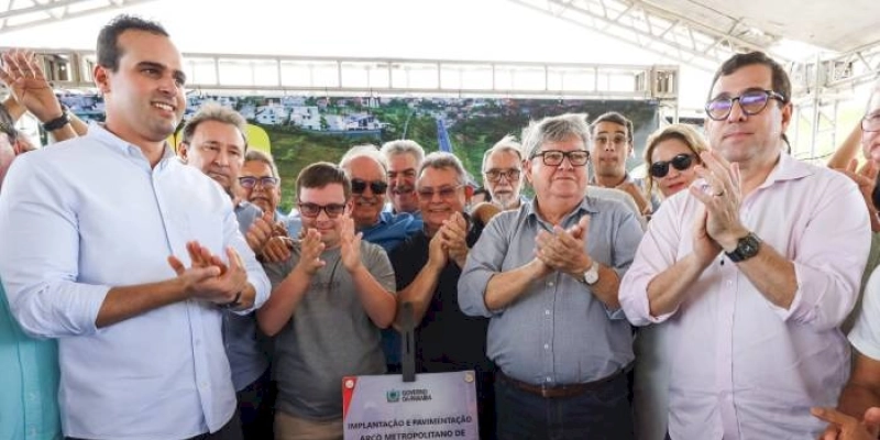 João Azevêdo inaugura Arco Metropolitano de Campina Grande e destaca importância da obra para a economia e mobilidade urbana