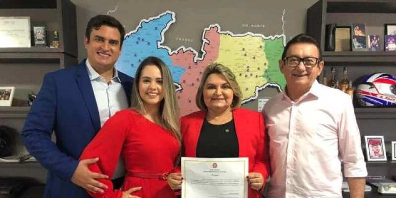 Prefeita Chaguinha é diplomada para o seu 2º mandato em Coremas