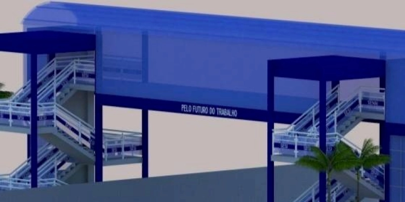 Passarela será construída para ligar as escolas do SESI e do SENAI em Campina Grande